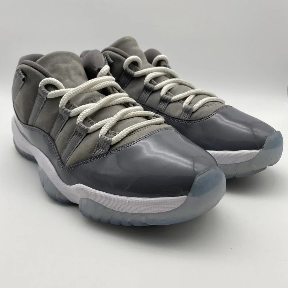 Size 11.5 - Jordan 11 Retro Low Cool Grey‎ 2018 (528895-003)